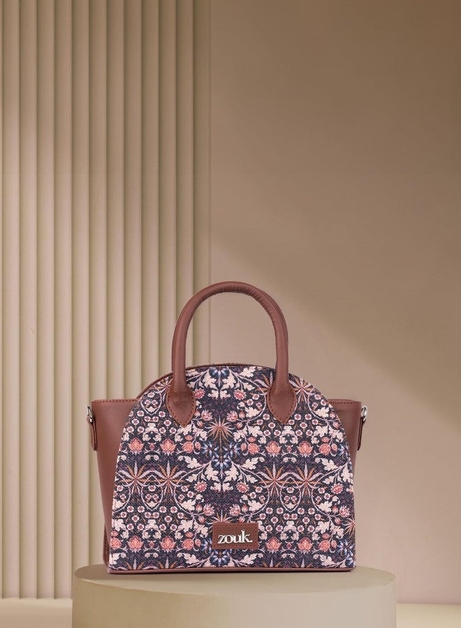 ZOUK Konkona City Satchel Bag | Stylish Handbag for Women | Tote Bag with Big Size Utility | Office, Travel & Casual Use | Water-Resistant | Vegan Leather | Kolkata Nouveau - Image 2